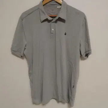 L 사이즈 상당 VOLCOM 피케 셔츠 그레이