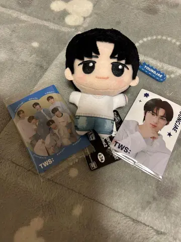 Youngjae 봉제 인형 포토 카드 포함