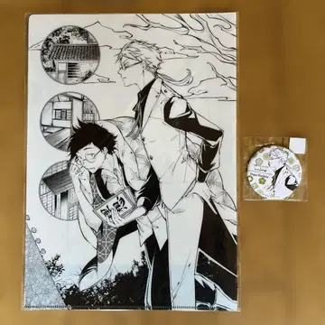 문호 스트레이독스 사이타마 문학관 클리어 파일 & 캔뱃지