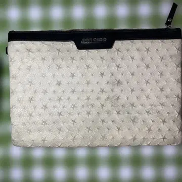 JIMMY CHOO 별 패턴 클러치백