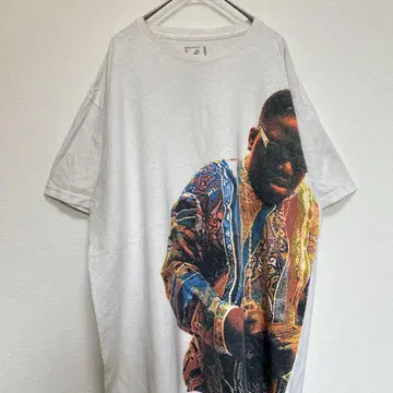 BROOKLYN MINT Notorious B.I.G. 티셔츠 L 화이트