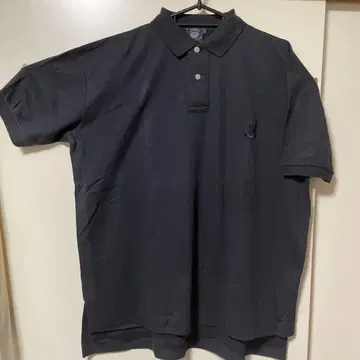 아르마니 블랙 피케 셔츠 M 사이즈 로고 자수