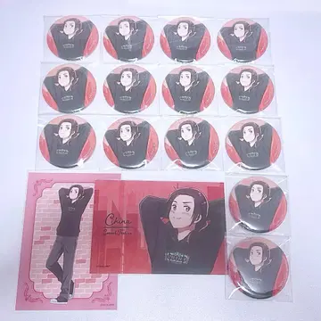 헤타리아 중국 캐주얼 패션 캔뱃지 브로마이드