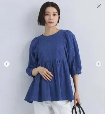 택 포함 새상품 셔링 페플럼 블라우스 유나이티드 애로우즈