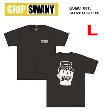 그립스와니 글러브 로고 티셔츠 블랙 L GSMCT0010