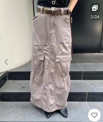 로저앤로우 타이트 스커트 벨트 포함