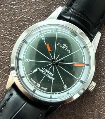 빈티지 손목시계 FORTIS 기계식 수동 와인딩 남성용 손목시계