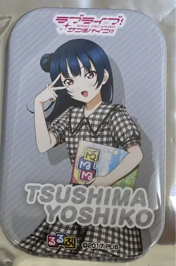러브라이브 Aqours 룰루부 콜라보 캔뱃지 츠시마 요시코