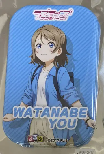 러브라이브 Aqours 루루부 콜라보 캔뱃지 츠시마 요시코