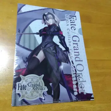 FGO 세가 콜라보 카페 아키하바라 A-4 클리어 파일 잔 다르크 알타