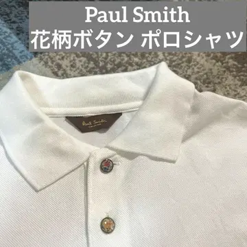 폴스미스 PAUL SMITH COLLECTION 피케 셔츠 꽃무늬 버튼