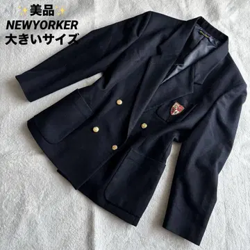 새상품급 NEWYORKER 골드 버튼 더블 자켓 빅 사이즈 XL