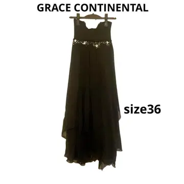 그레이스 콘티넨탈 GRACE CONTINENTAL 실크 드레스 블랙
