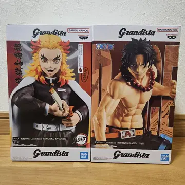 원피스 에이스 귀멸의 칼날 렌고쿠 쿄쥬로 피규어 Grandista