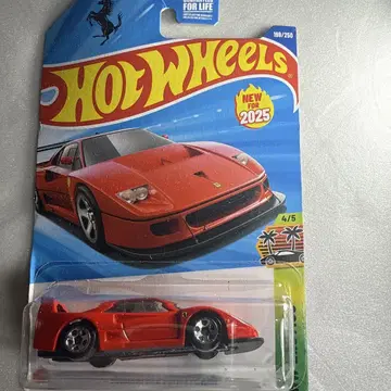 Hot Wheels Ferrari F40 Competizione 빨간색