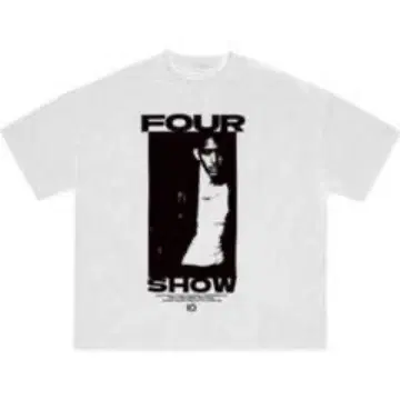 FOUR SHOW T셔츠 화이트
