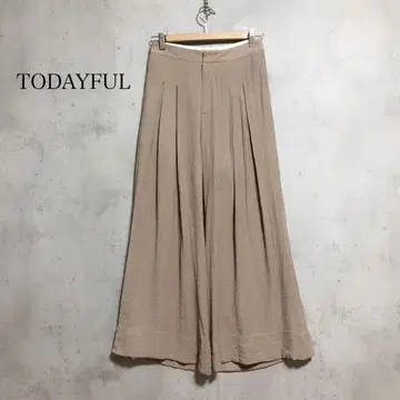 TODAYFUL 투데이풀 셔링 플레어 팬츠 주름 가공 36