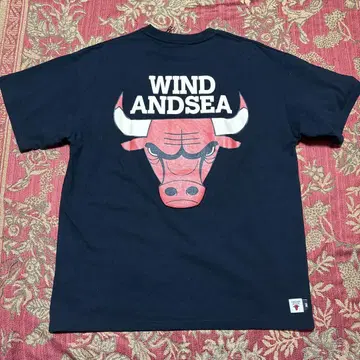 WIND AND SEA CHICAGO BULLS NBA 콜라보 티셔츠