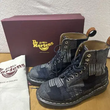 초레어! Dr. Martens PASCAL INDIGO 패치워크