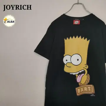 JOYRICH 조이리치 티셔츠 심슨 바트 블랙 M