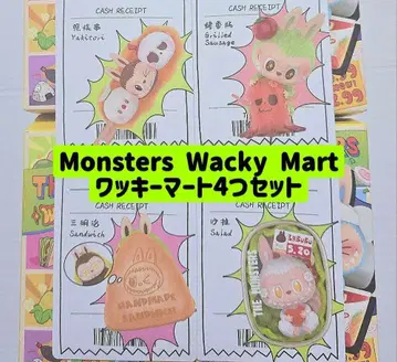 Monsters Wacky Mart 와키 마트 4개 세트 러브브