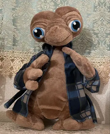 E.T. 봉제 인형 가운 약 27cm USA