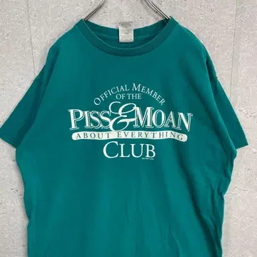 프룻 오브 더 룸 00년대 Piss&Moan 프린트 티셔츠 XL