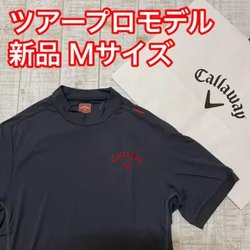 새 상품 캘러웨이 레드 반팔 모크넥 투어 모델 그레이 M 사이즈