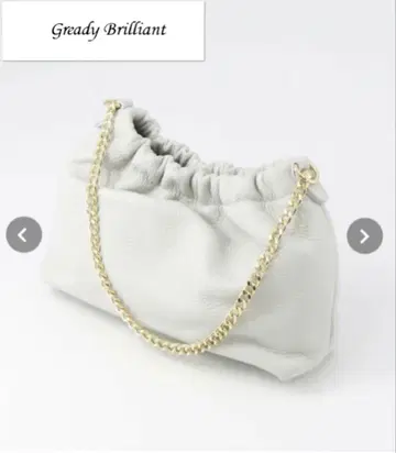 Gready Brilliant 개더 가죽 숄더백 밴딩백