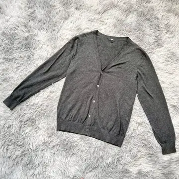 미사용급 [ UNIQLO ] 유니클로 V넥 가디건 볼레로 겉옷 캐시미어
