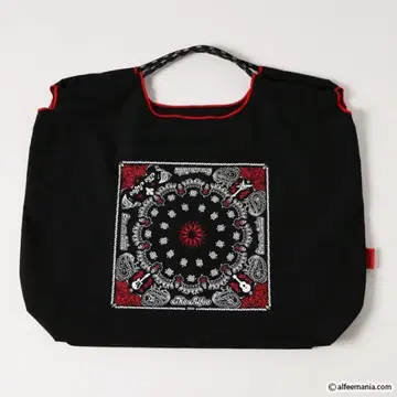 THE ALFEE 반다나 패턴 로프 토트