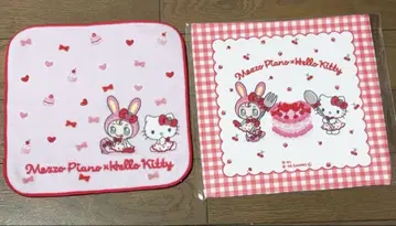 [새상품] 메조피아노 키티 SWEET BOX 손수건 2세트