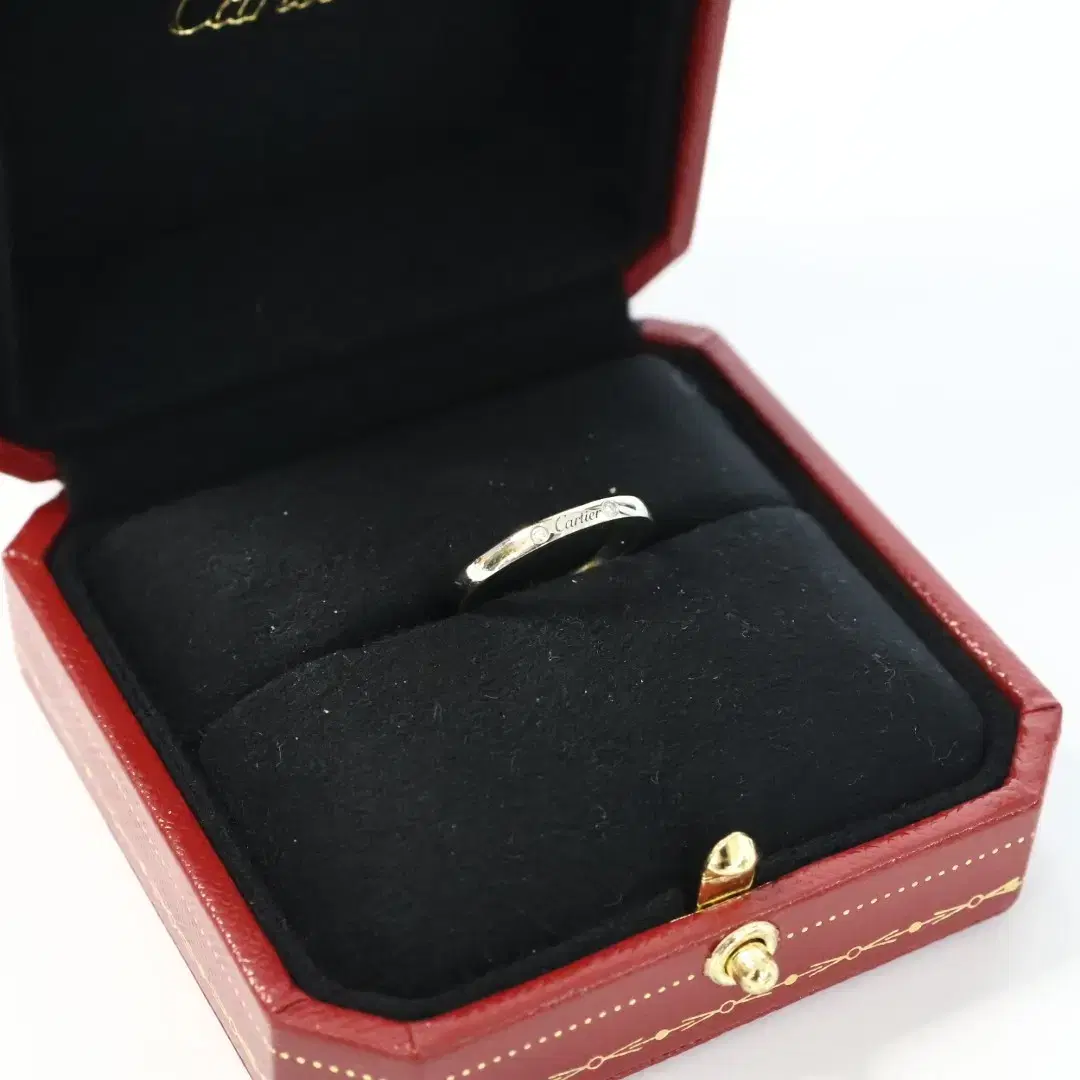 Cartier Ballerine Platinum dia 3P vahn ring size 48