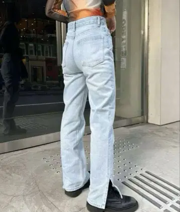 Ameri SLIM STRAIGHT 데님 PANTS 데님 26