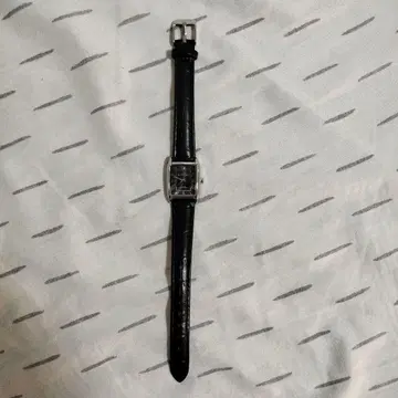 MITZON 블랙 가죽 손목시계