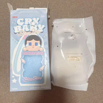 POPMART CRYBABY SHINY 카드 케이스 CRYBABY