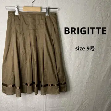 브리짓 BRIGITTE 스커트 9호 (M) 브라운 깨끗한 상품, 미품