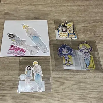 허니 레몬 소다 오로라 아크릴 키링