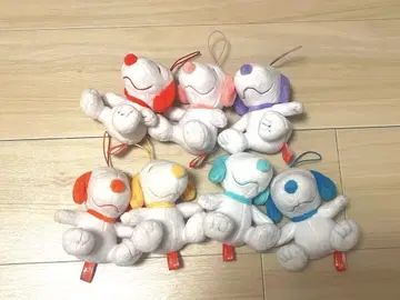 스누피 컬러풀 봉제인형 7개 세트