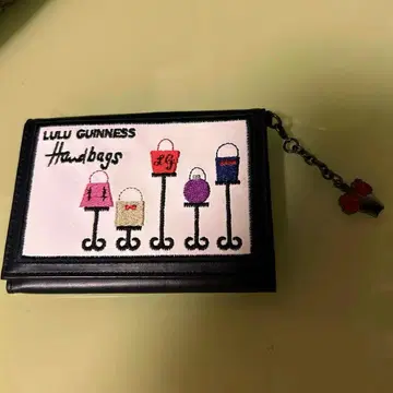 초미품 룰루 기네스 LULU GUINNESS 패스 케이스 정기권