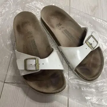 Birkenstock 화이트 컴포트 샌들 마드리드
