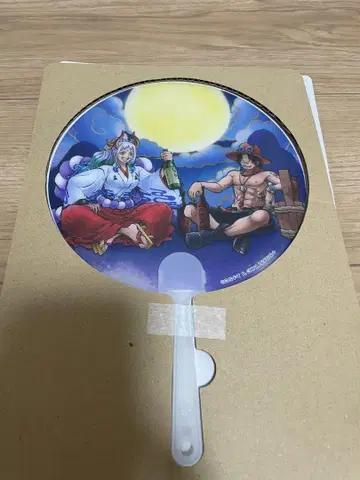 원피스 시원한 바람 부채 에이스&야마토