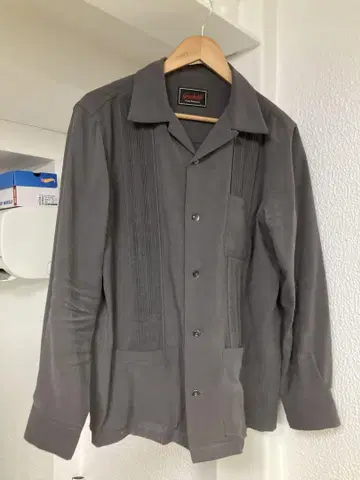 GangstaVille 그레이 긴팔 셔츠