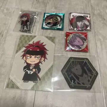 BLEACH WORLD 아바라이 렌지 캔뱃지 아크릴 참 코스터