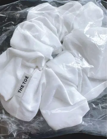 THE TOE Naxos Poplin Scrunchie 스크런치