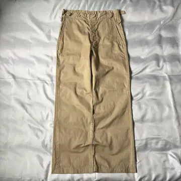 80년대 vintage 파키스탄군 치노 구르카 팬츠 베이지 유로