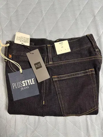 PLST 하이라이즈 와이드 청바지
