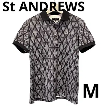 [새상품급] St ANDREWS 앤드류스 남성용 블랙 골프 M