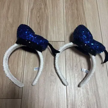도날드 머리띠 스팽글