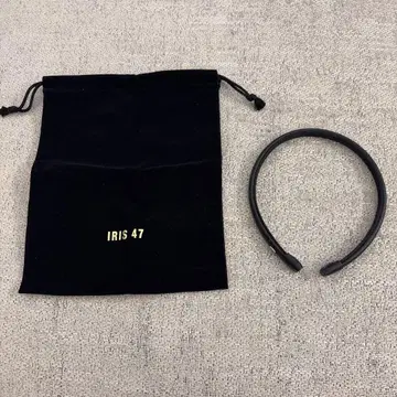 IRIS 47 블랙 헤어밴드